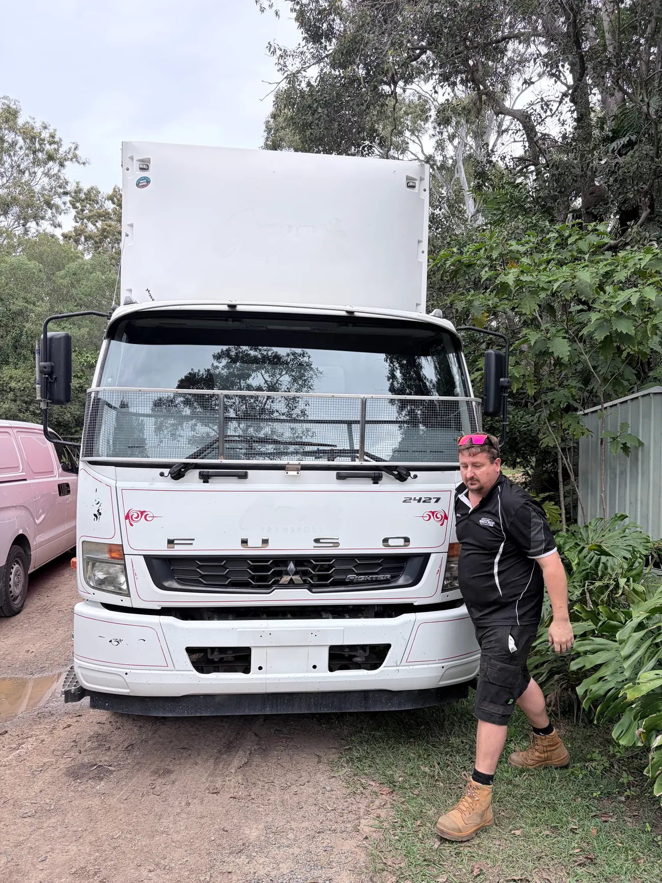 Truck windscreen replacement on-site — Sunshine Coast Windscreens gallery